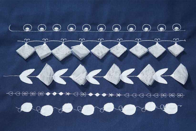 Extensive Selection of Built-in Stitches