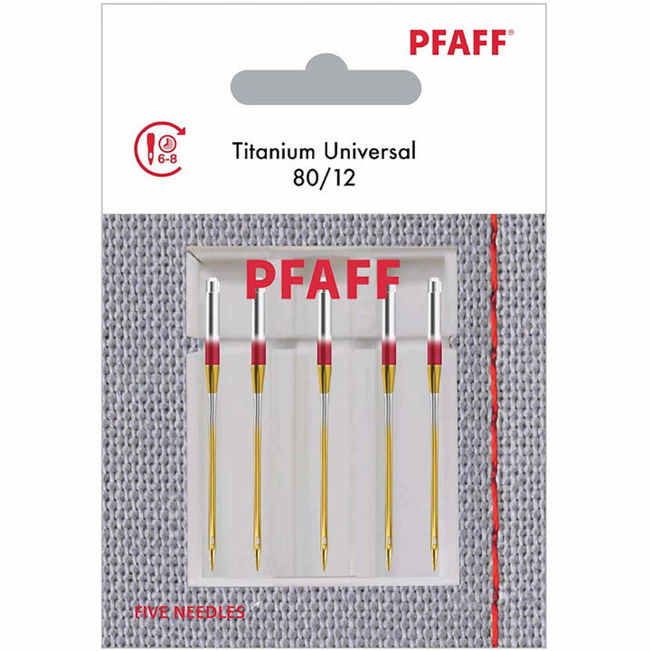 PFAFF® Universal Titanium Needles Size 80/12 5-pack 2