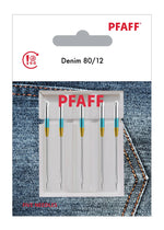 PFAFF® Denim-Nadeln Größe 80/12 5er-Pack
