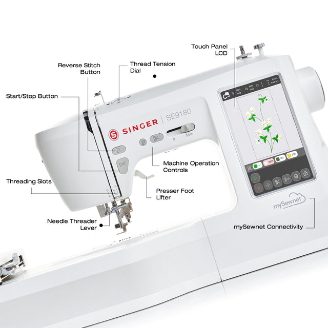 SINGER® SE9185 Sewing and Embroidery Machine | SINGER®