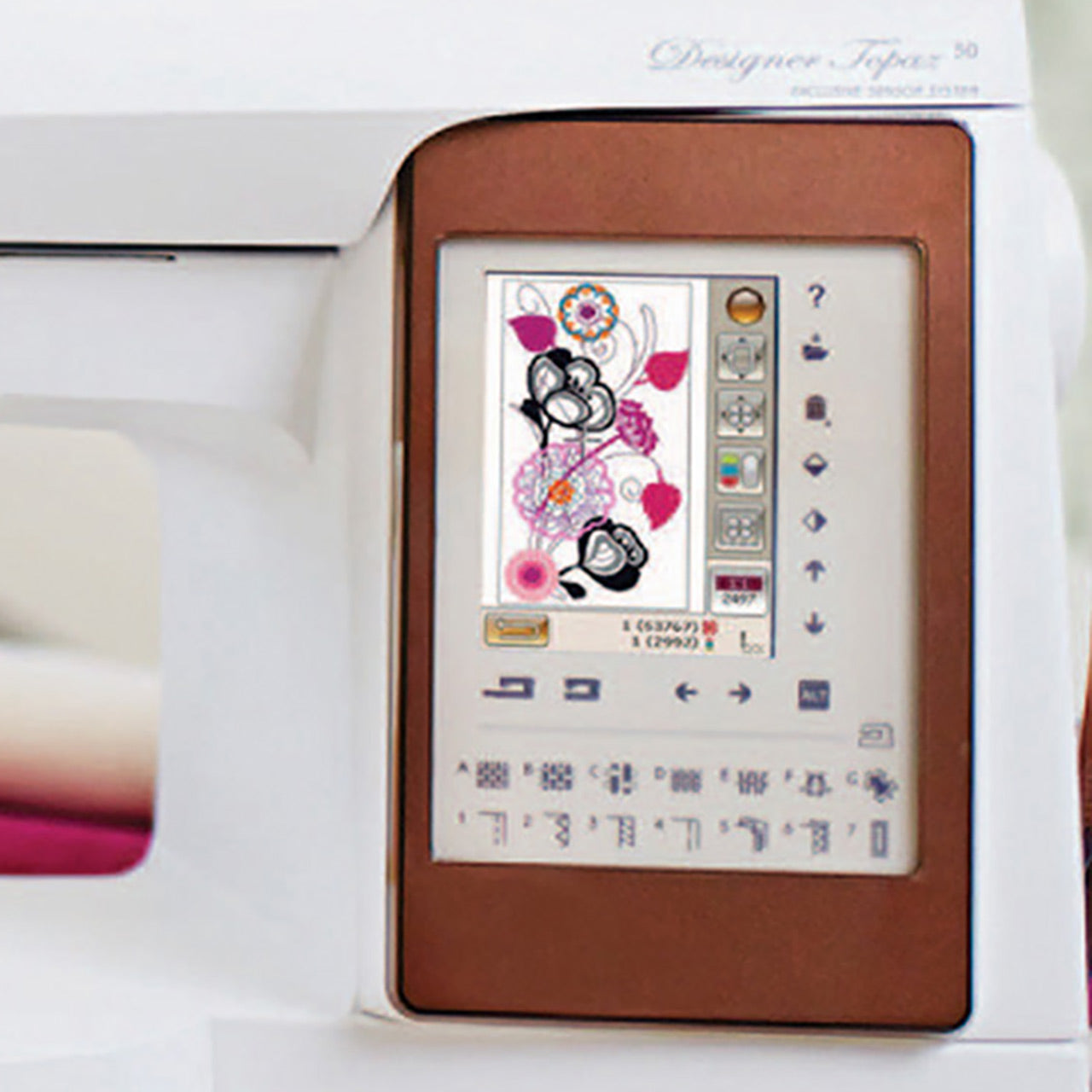 Husqvarna® Viking® DESIGNER TOPAZ™ 50 Sewing & Embroidery Machine