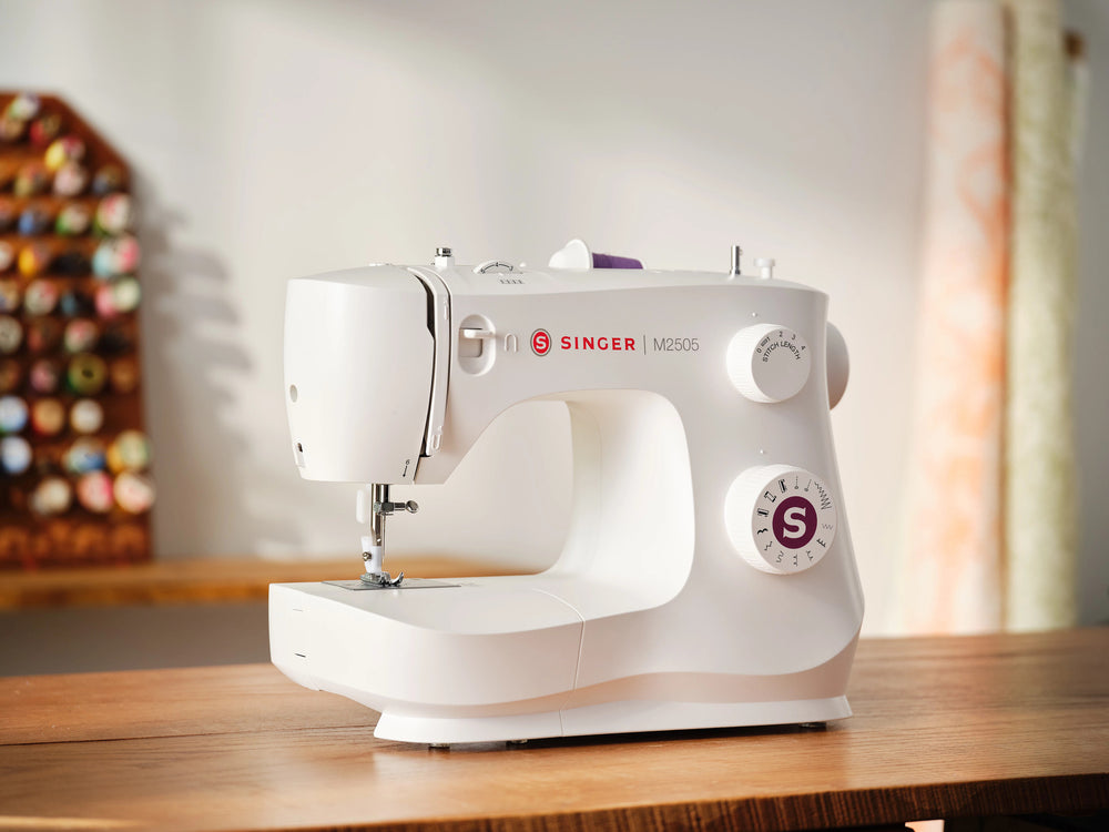 Macchina Per Cucire Singer M2505 - Meccanica Con 10 Punti - Asola Automatica E Braccio Libero - Ideale Per Principianti