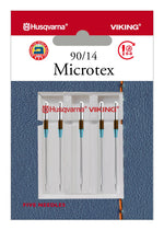 HUSQVARNA® VIKING® Microtex Needles Size 90/14  5-Pack