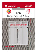 HUSQVARNA® VIKING® Twin Universal 2.5mm Needle Size 80/12