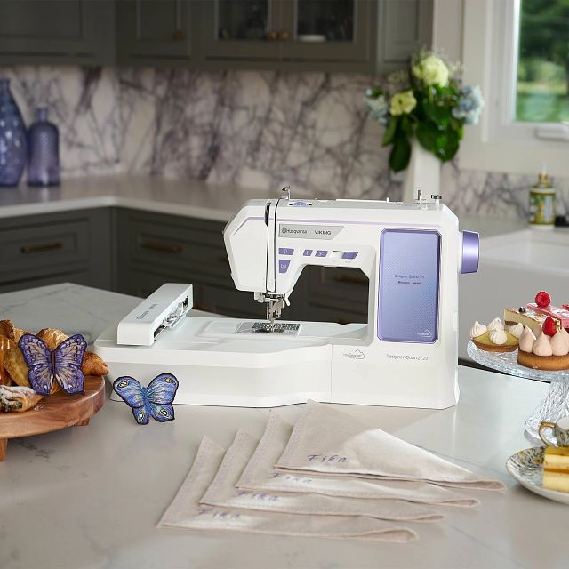 Husqvarna® Viking® DESIGNER QUARTZ™ 29 Sewing and Embroidery