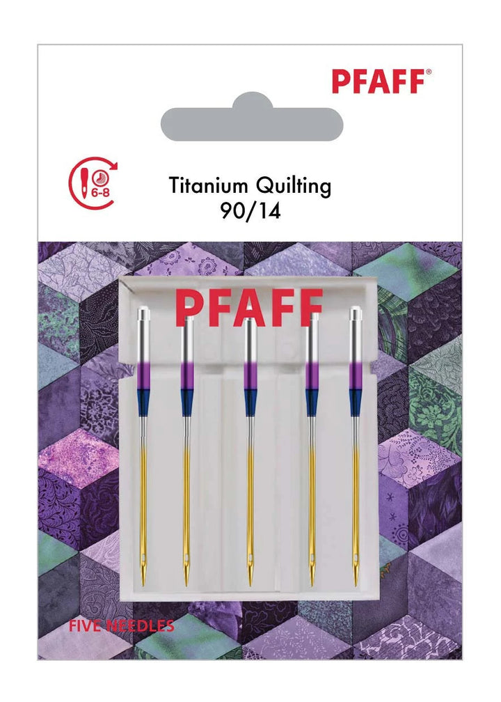 PFAFF® Titanium Steppnadeln Größe 90/14 5er-Pack 1