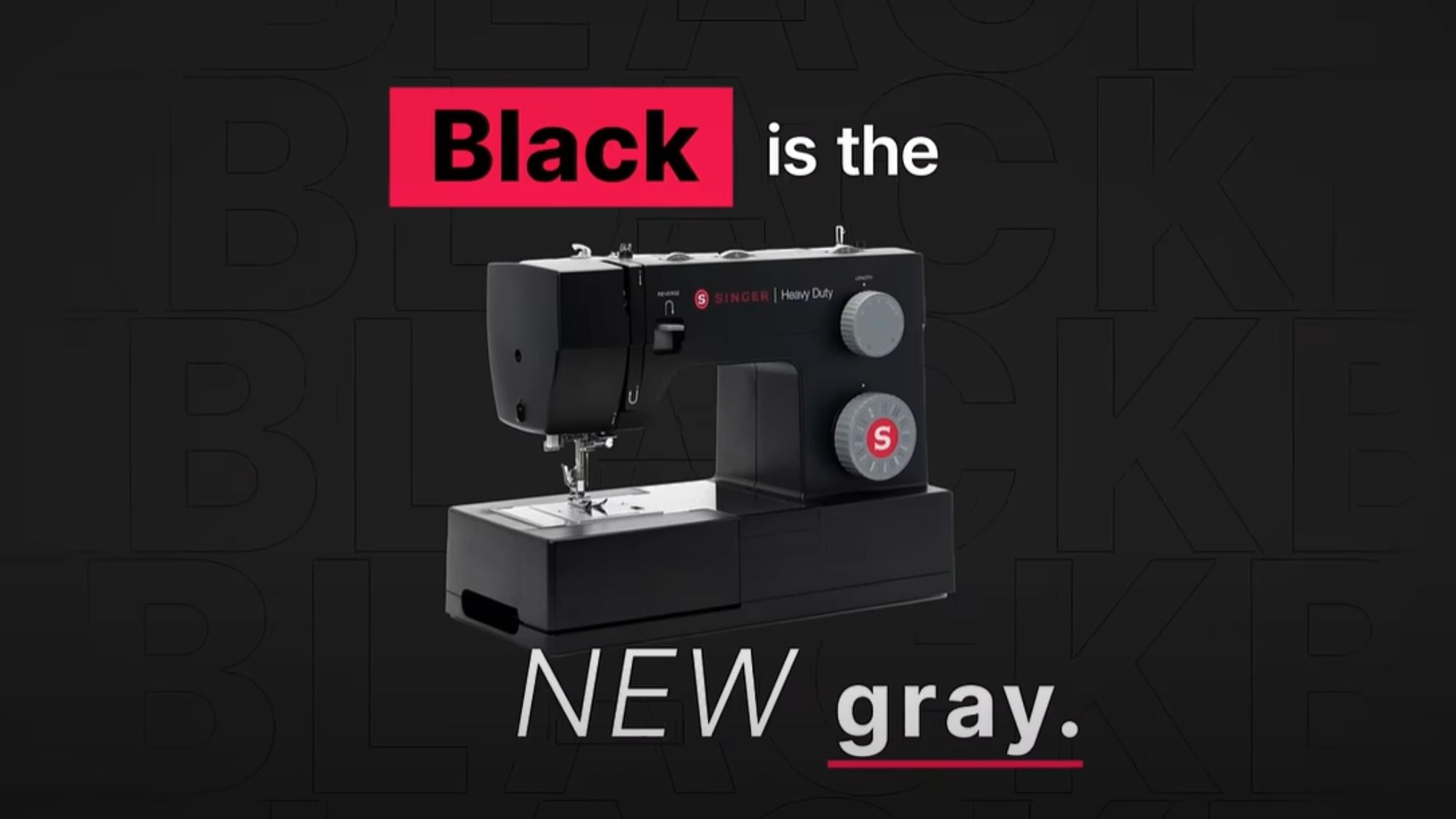 Lernen Sie die Heavy Duty 4432 Nähmaschine kennen - Special Edition Black