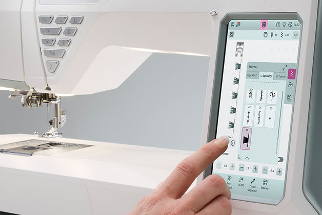 Großer Farb-Touchscreen