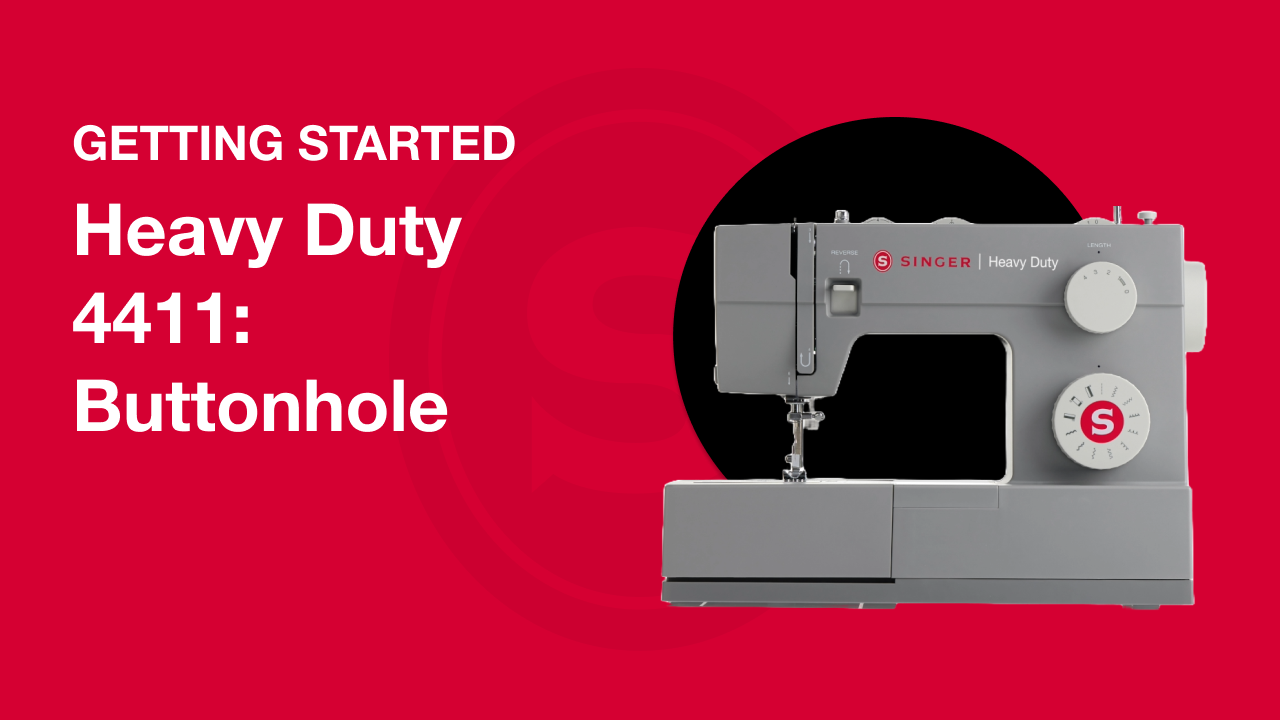 Erste Schritte Heavy Duty 4411: Ein Knopfloch nähen