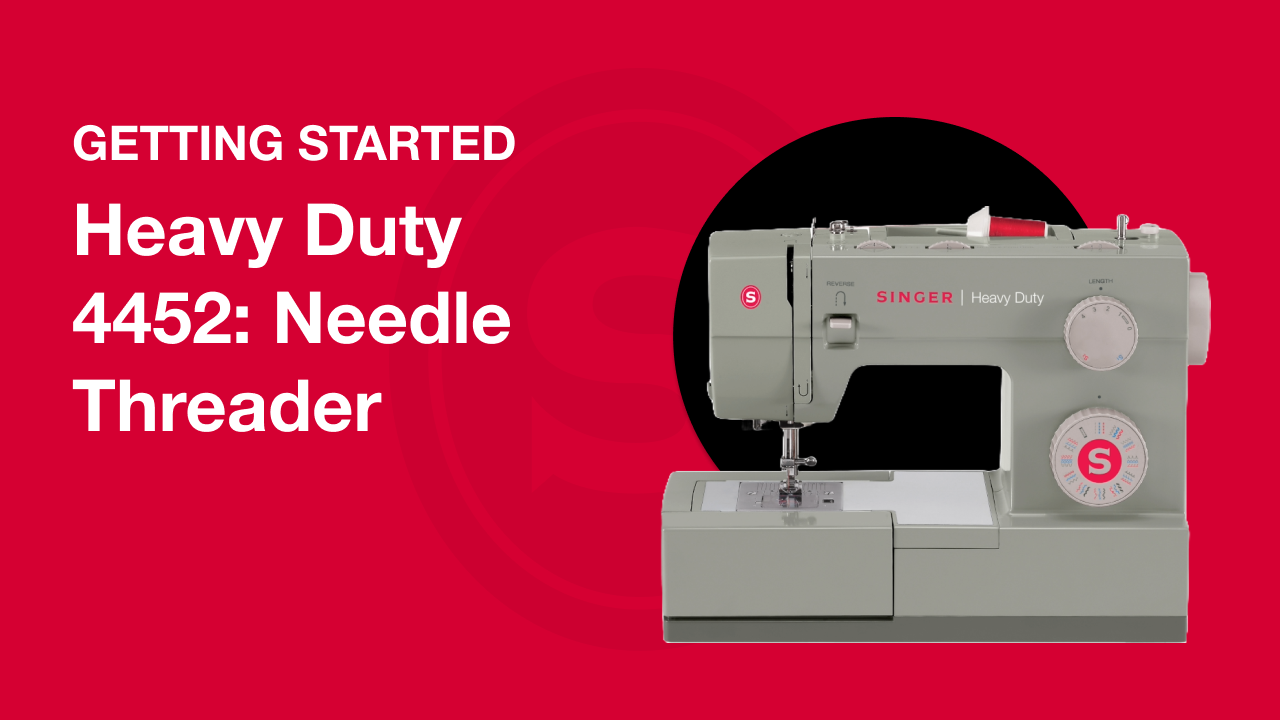 Erste Schritte Heavy Duty 4432 & 4452: Einfädeln der Nadel